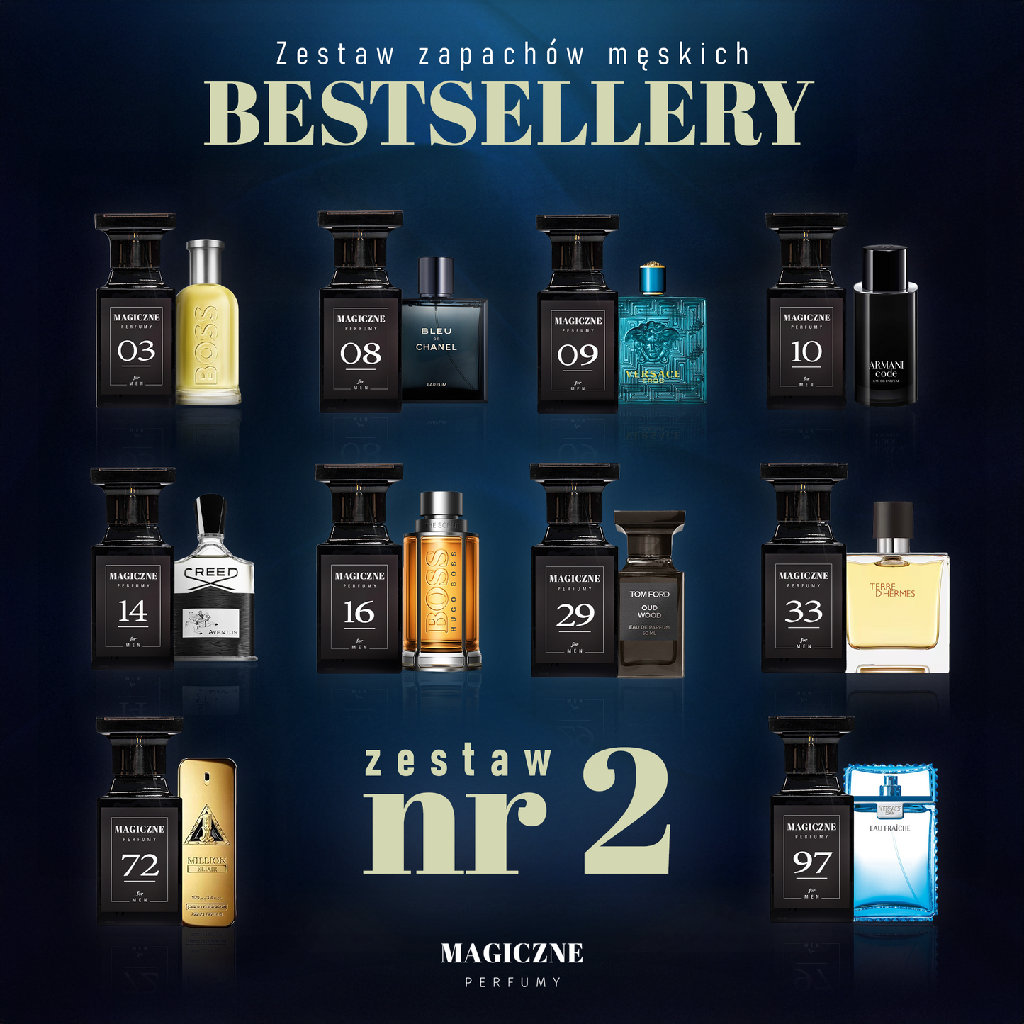Zestaw męskich bestsellerów nr2 (10 x 5ml)
