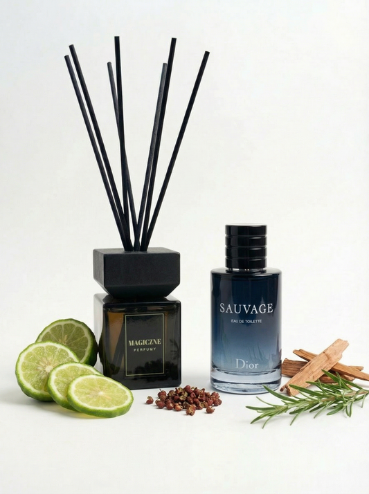01 Męski - Dyfuzor zapachowy do domu – inspirowany Dior Sauvage Woda Toaletowa